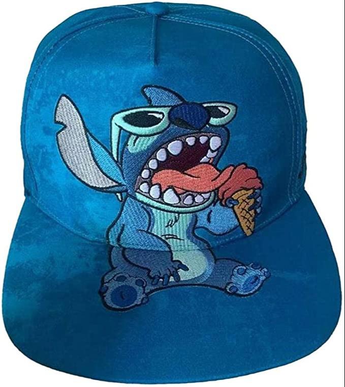 Disney Cappello Snapback Stitch Cappello da Baseball Blu da Lilo e Stitch