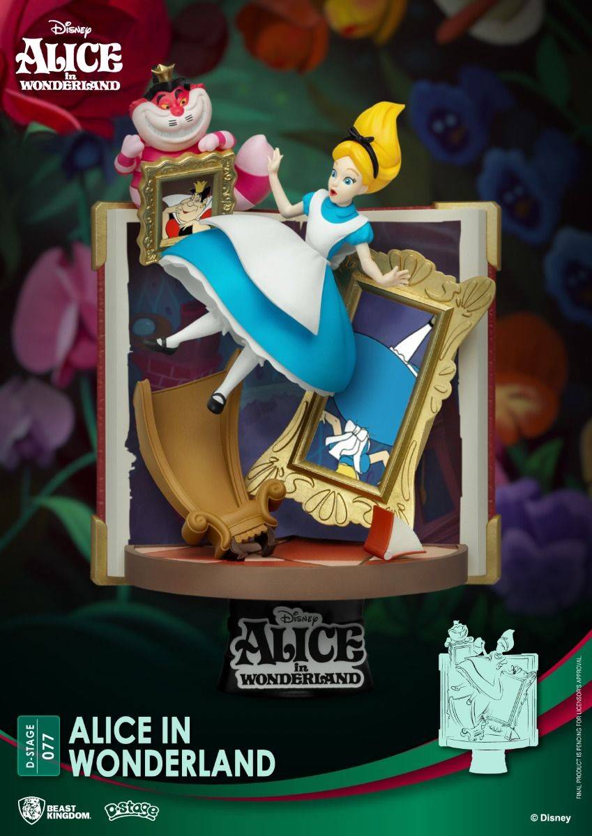 Diorama Stage 077 Story Book - Alice nel Paese delle Meraviglie