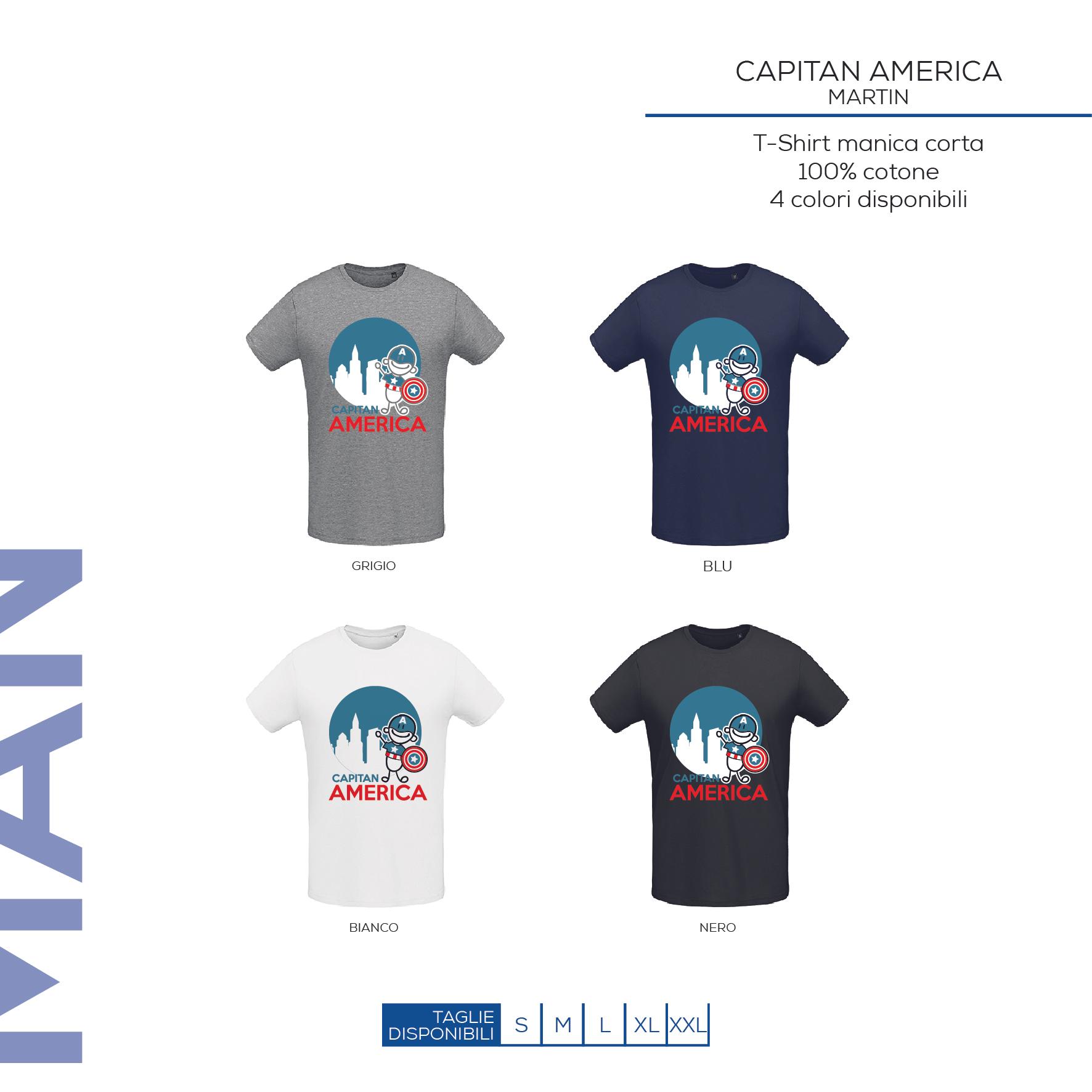 T-SHIRT - Capitan America