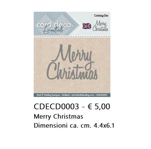 Fustelle Natale - CDECD0003 Merry Christmas