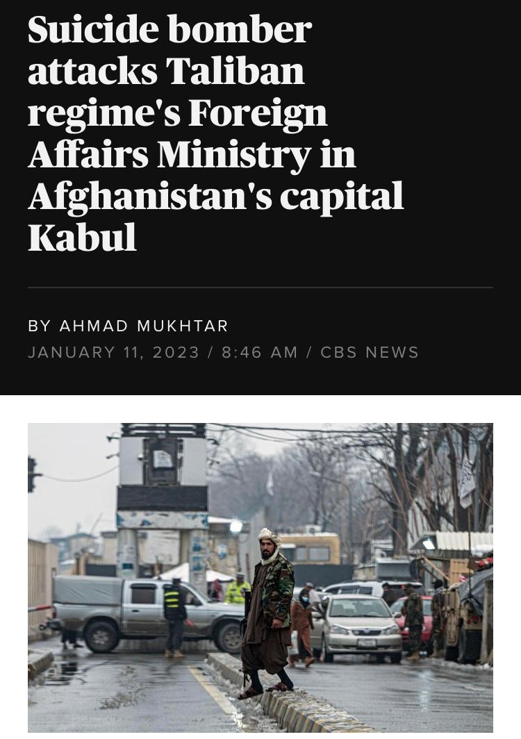 Afghanistan: attentato al Ministero degli Esteri