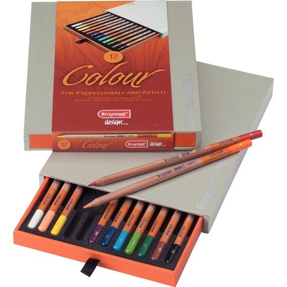 BRUYNZEEL - Colour - Set 12 matite colorate professionali