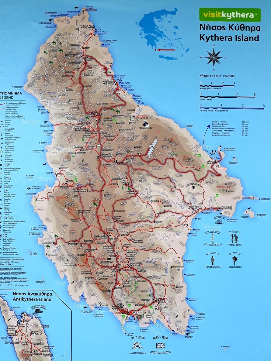 Mappa Kythira