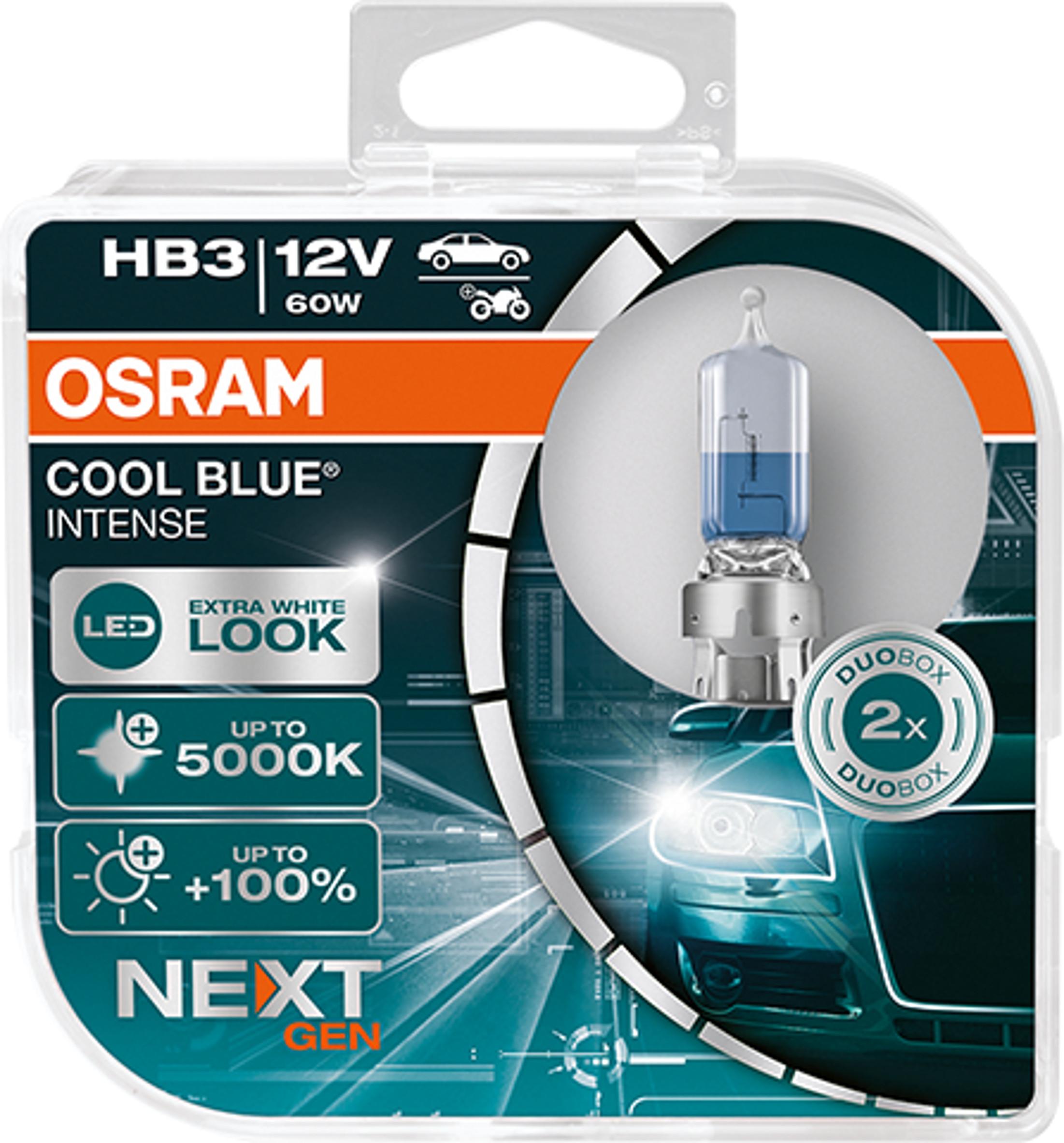 OSRAM HB3 COOL BLUE® INTENSE NEXT GENERATION Duo Box