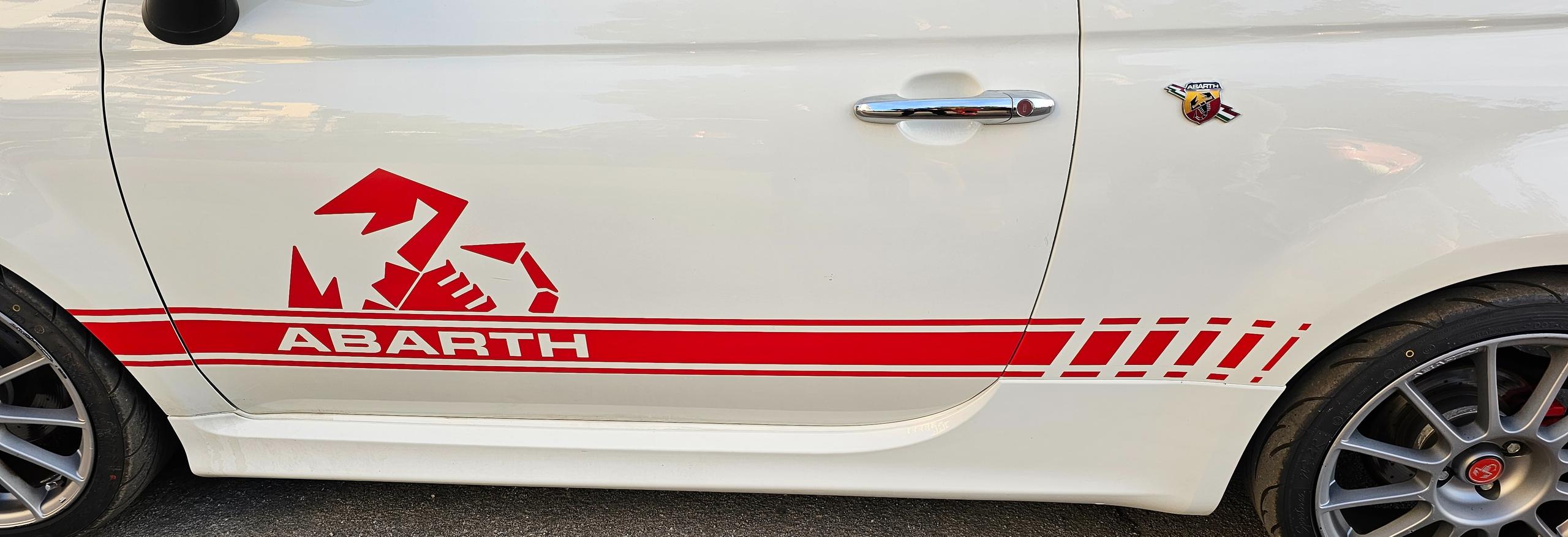 ADESIVI FASCE SPORT FIAT 500 ABARTH