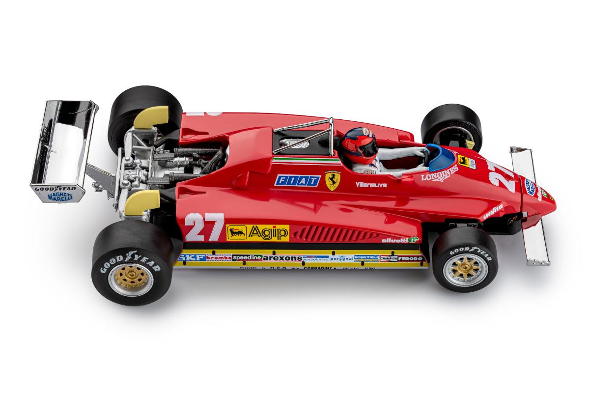 F1 Ferrari 126 C2 n.27 Gilles Villeneuve Zolder qualifing GP 1982