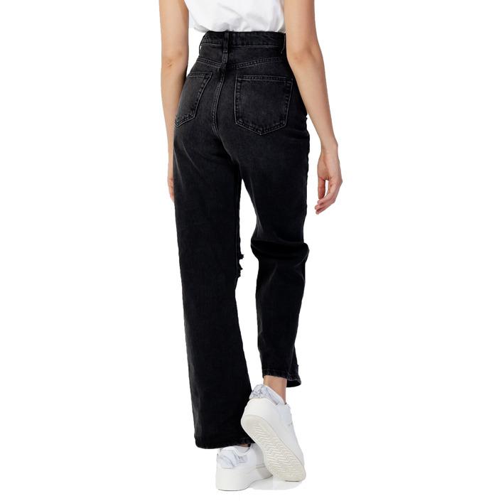 Only - Jeans Wide Leg Strappati Donna