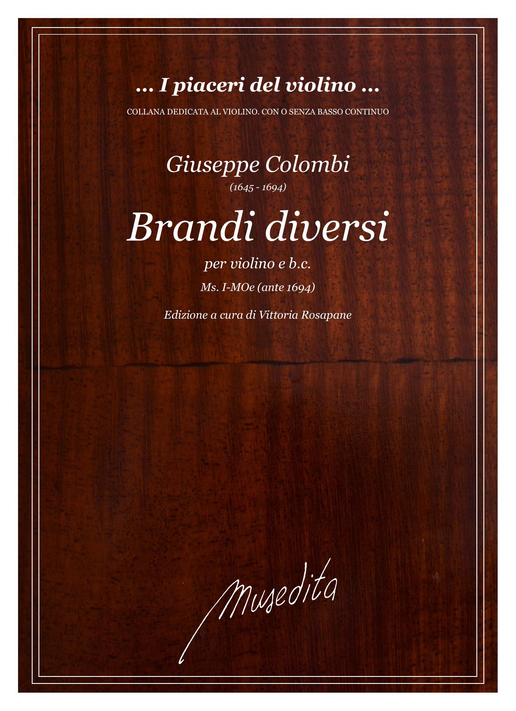 G.Colombi: Brandi diversi a violino e violone (Ms, I-MOe)