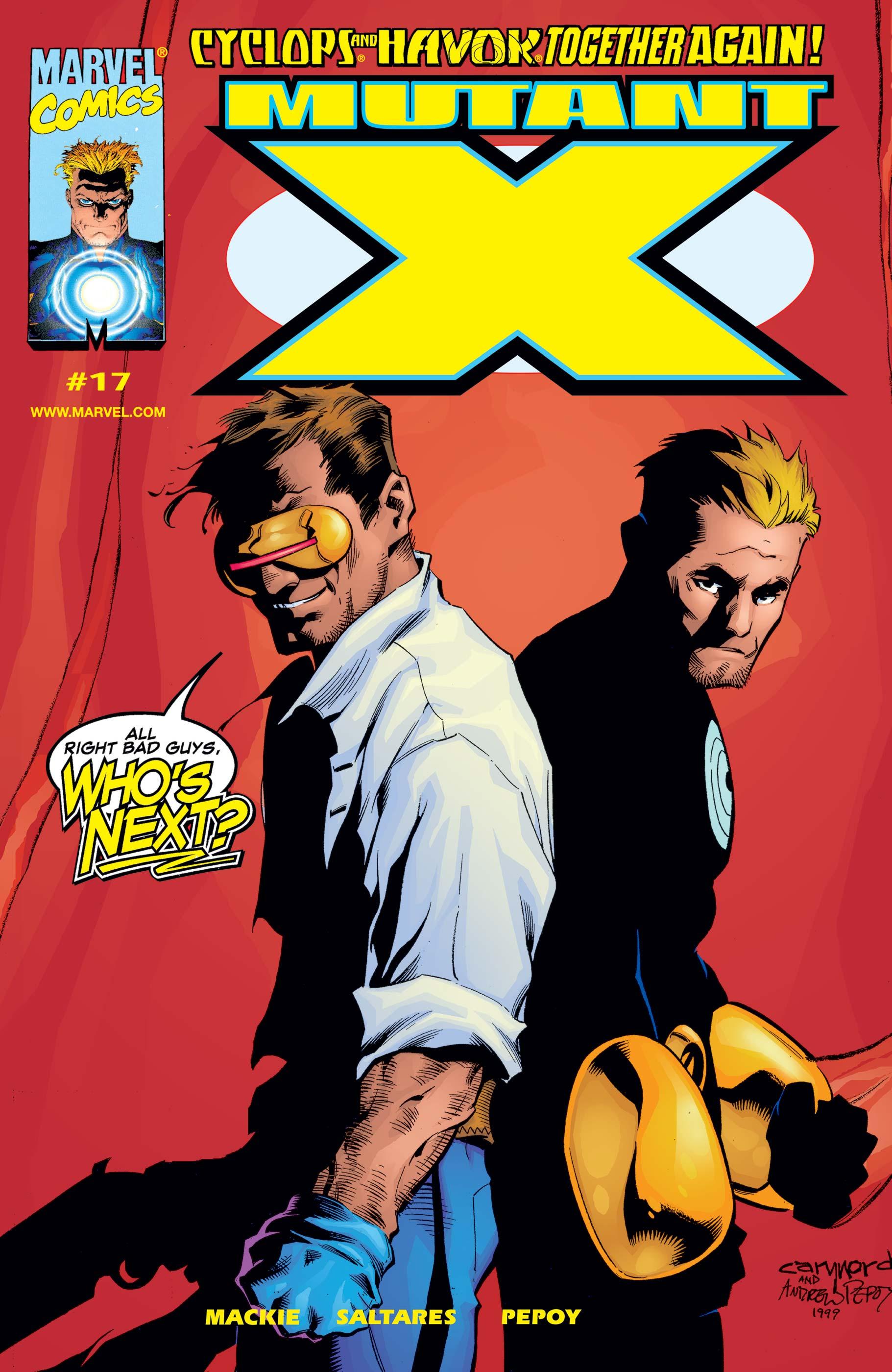 MUTANT X #17#18#19#20 - MARVEL COMICS (2000)