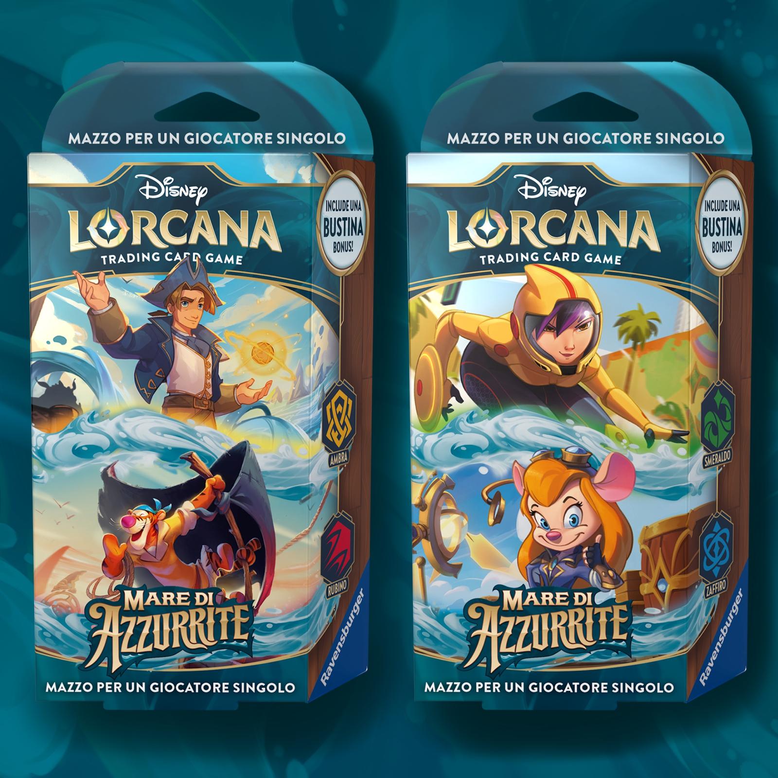 Disney Lorcana: Mari di Azzurrite - Bundle Starter Deck (ITA)