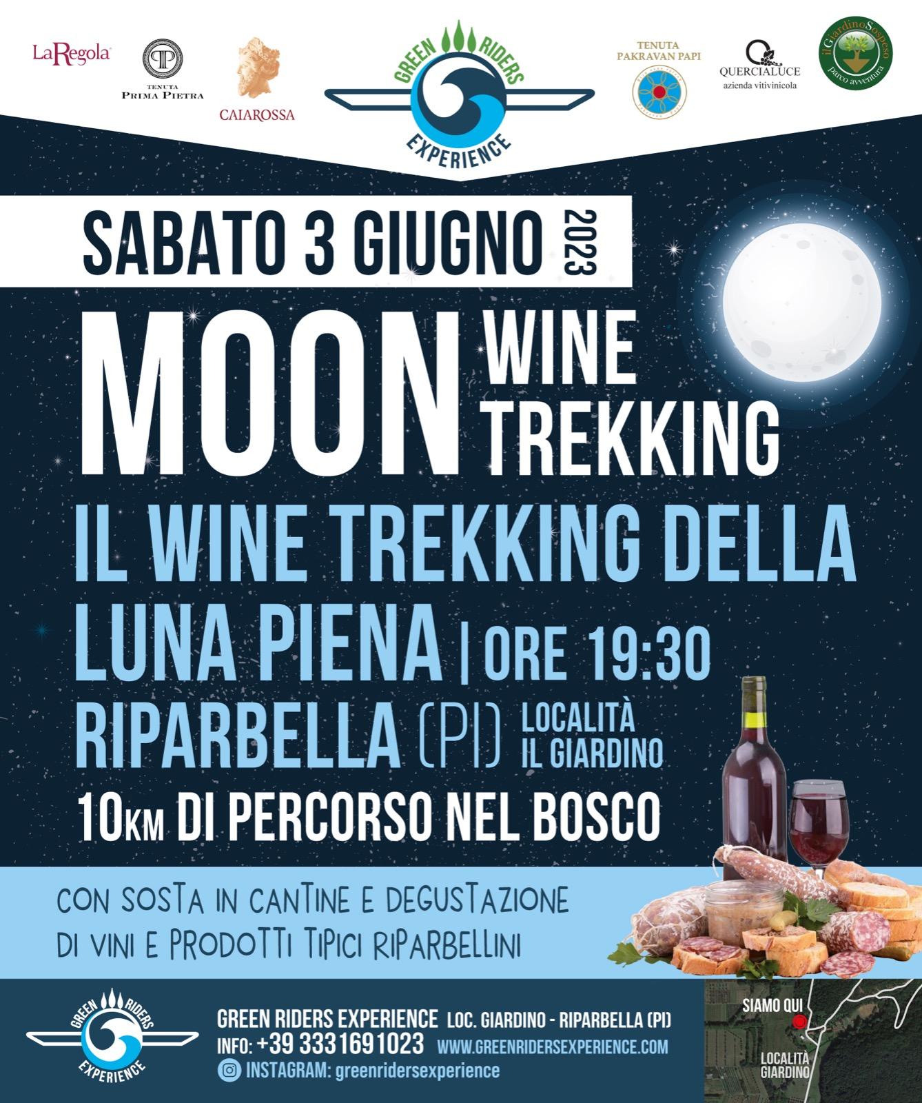 MOON TREKKING  Sabato 3 Giugno 2023 La Luna delle Fragole