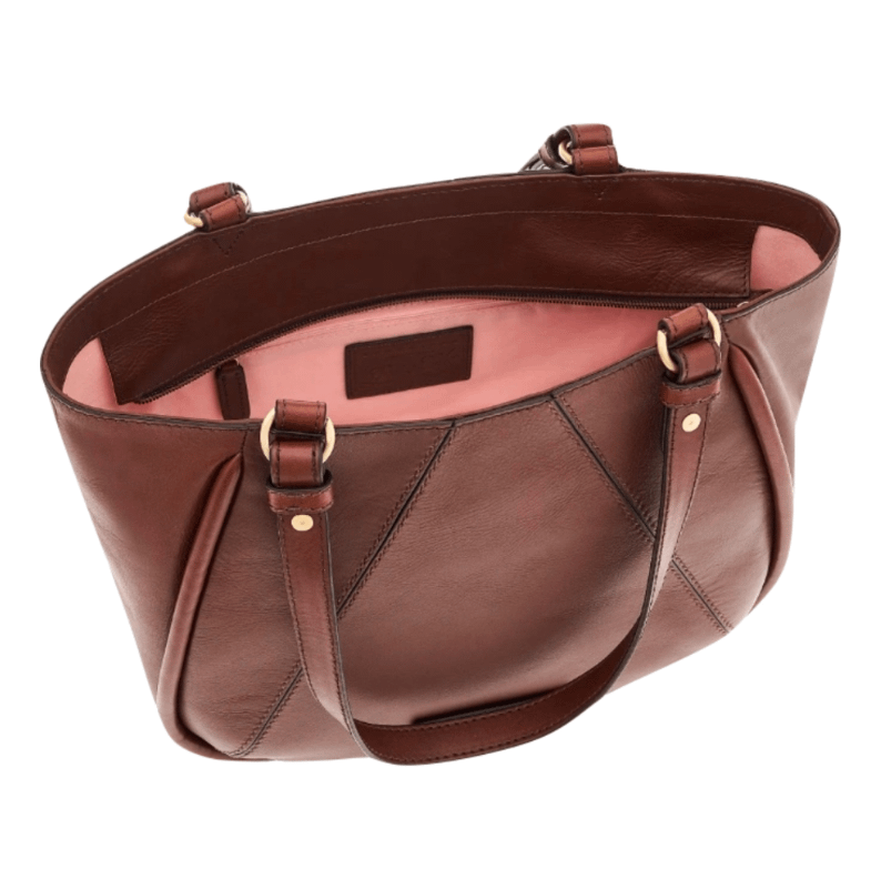 The Bridge 0449527J Borsa donna in pelle modello Shopping