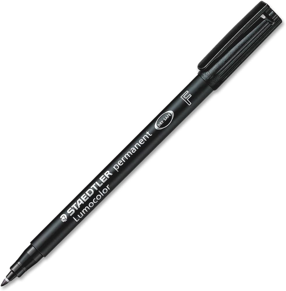 STAEDTLER - Lumocolor Permanent - Pennarello indelebile nero