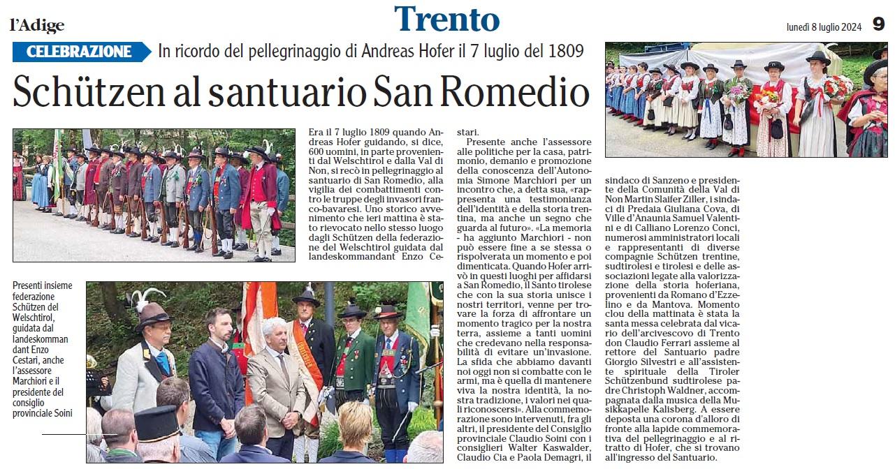 20240708 Schtzen al Santuario di San Romediojpg