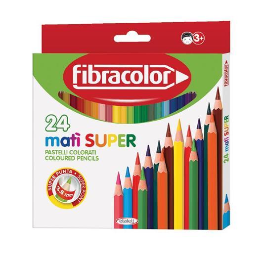 FIBRACOLOR MATÌ SUPER 24 PASTELLI