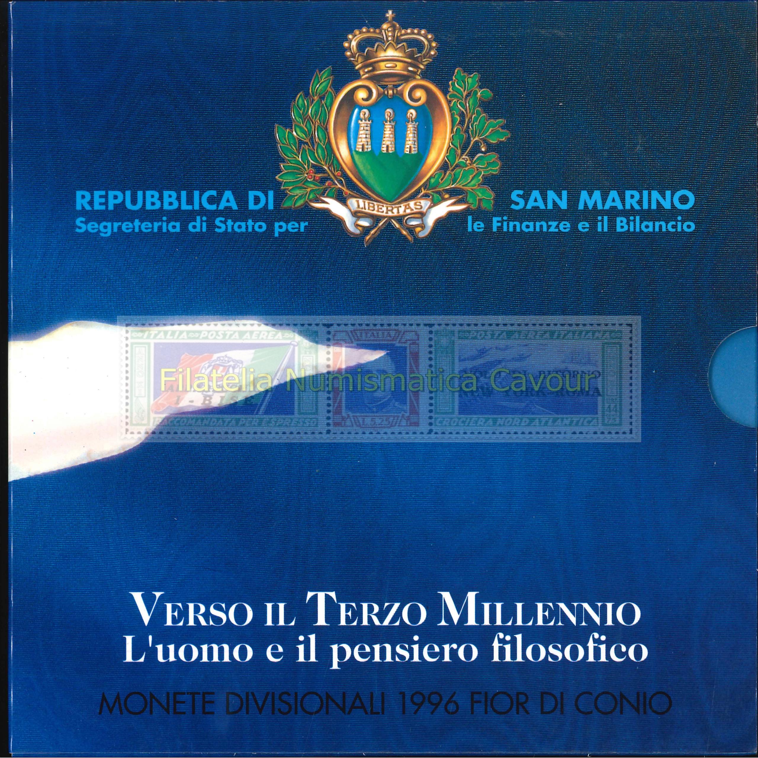 1996 - FDC DIVISIONALE + 1000 L. ARGENTO