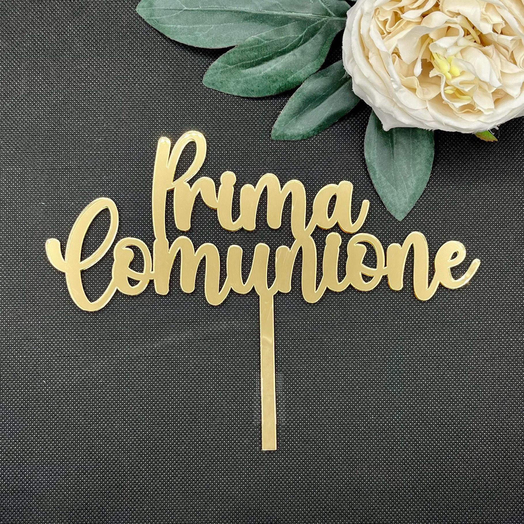 Cake topper "Prima Comunione"