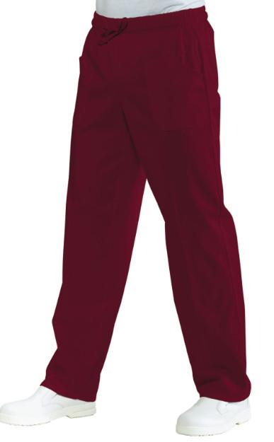 pantalone unisex bordeaux