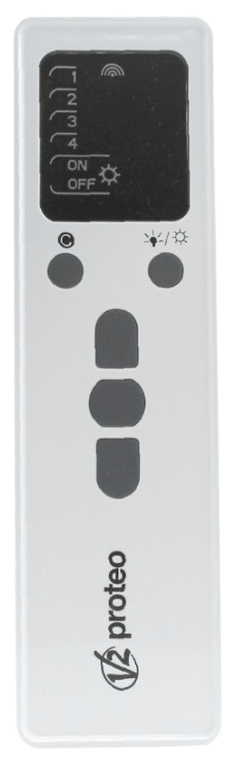 TRASMETTITORE V2 PROTEO4 FUNZIONE SOLE ON/OFF 434,15 MHZ ROLLING CODE