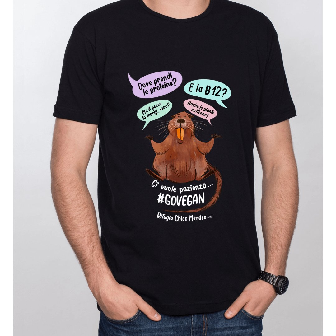 T-shirt "Go vegan"