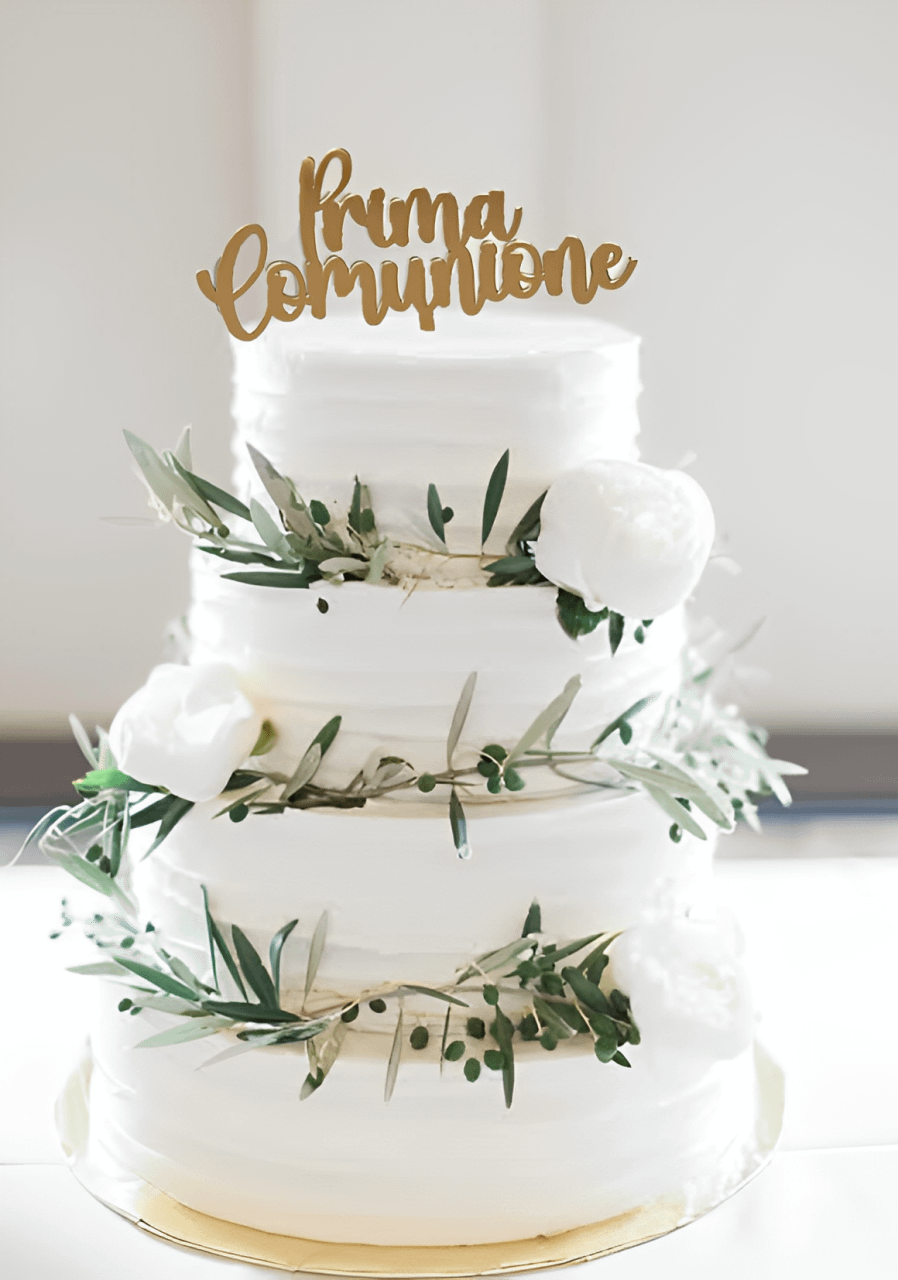 Cake topper "Prima Comunione"