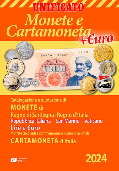 CATALOGO UNIFICATO MONETE E CARTAMONETA LIRA E EURO 2024