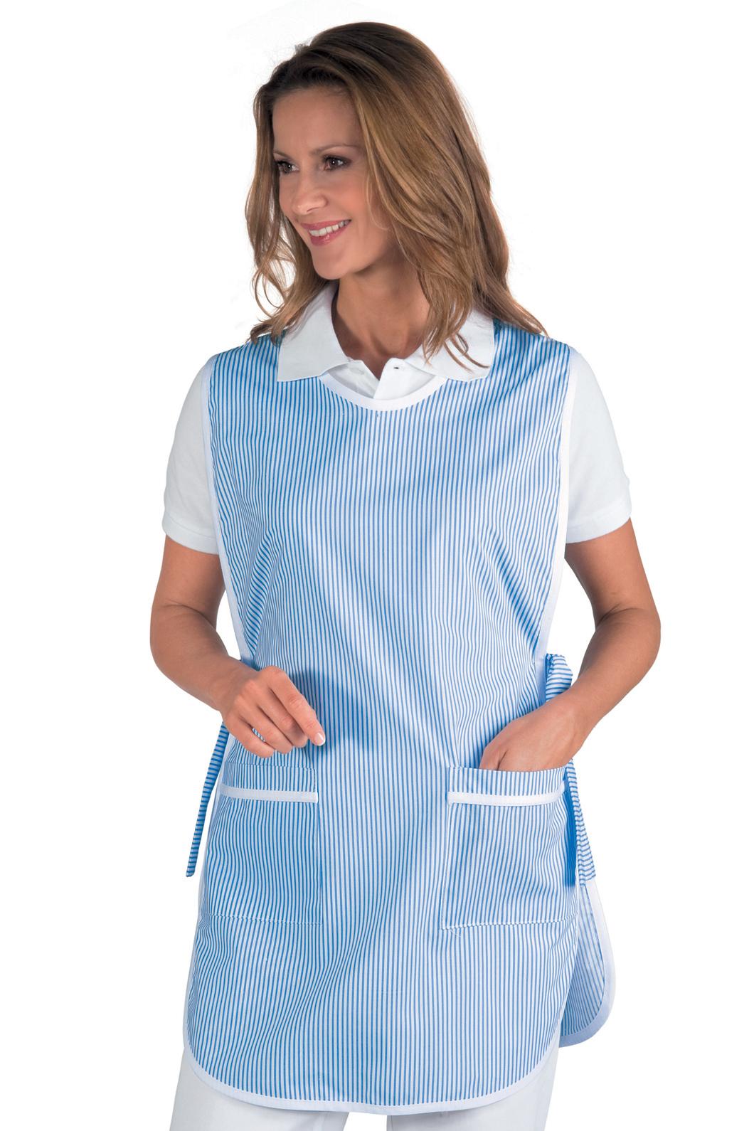 010202 - CASACCA PONCHO RIGA AZZURRA