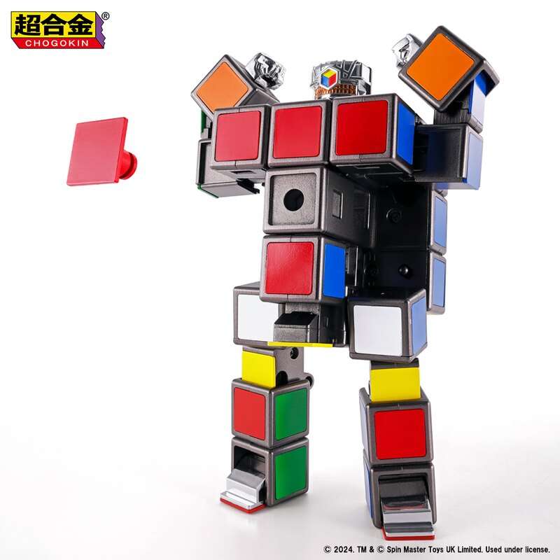 Bandai DX RUBIK Cube ROBOT Chogokin DIECAST Figure