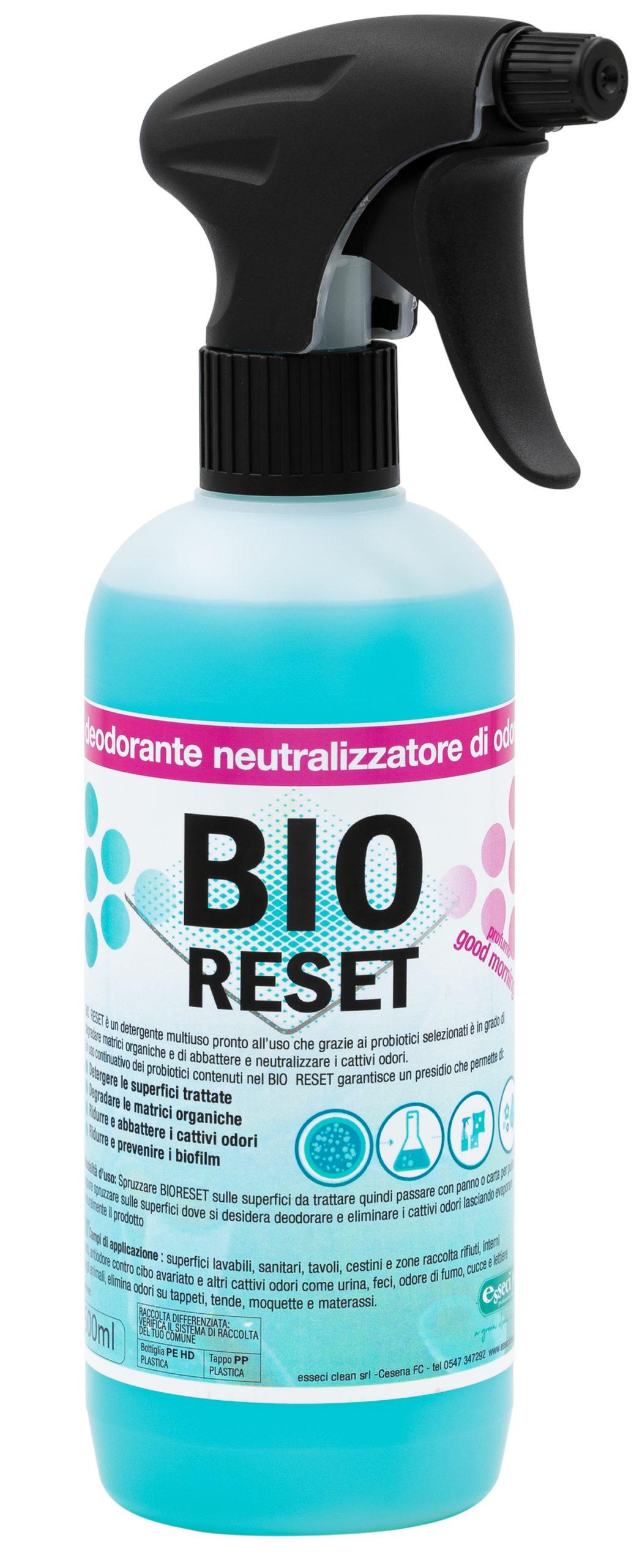 1047-1 ESSECI - BIO RESETDetergente neutralizzatore di odori 500 ml profumazione Good Morning