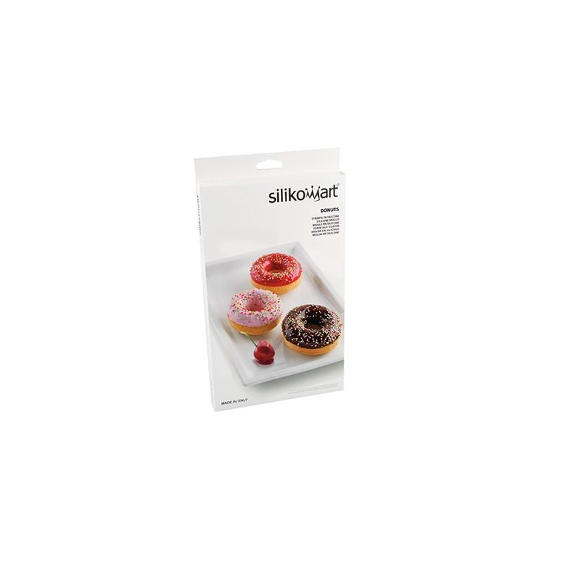 2480289-Silikomart Stampo Silicone Professionale per 6 Donuts