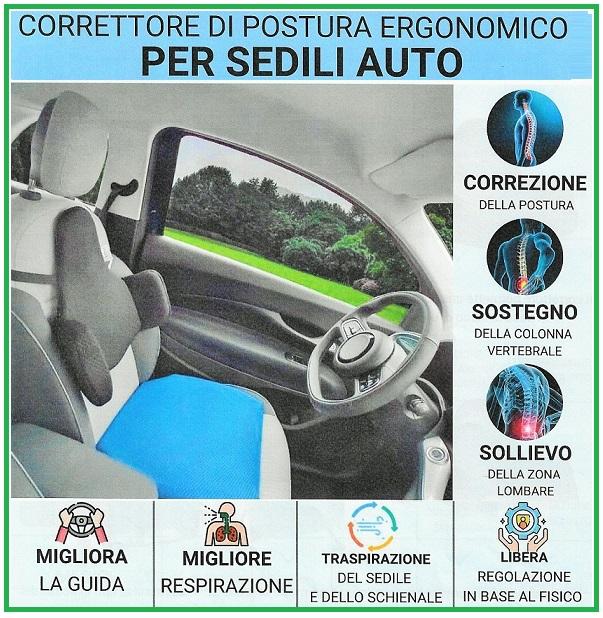 FARMACIA E SANITARIA... CUSCINO ERGONOMICO EVIMA SEDILI AUTO