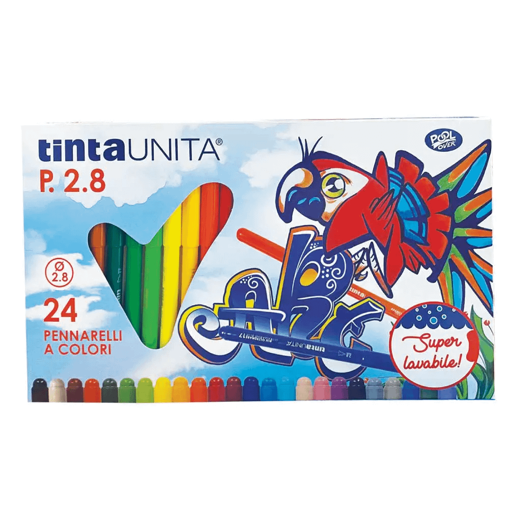 TINTA UNITA Pennarelli punta 2.8 24pz