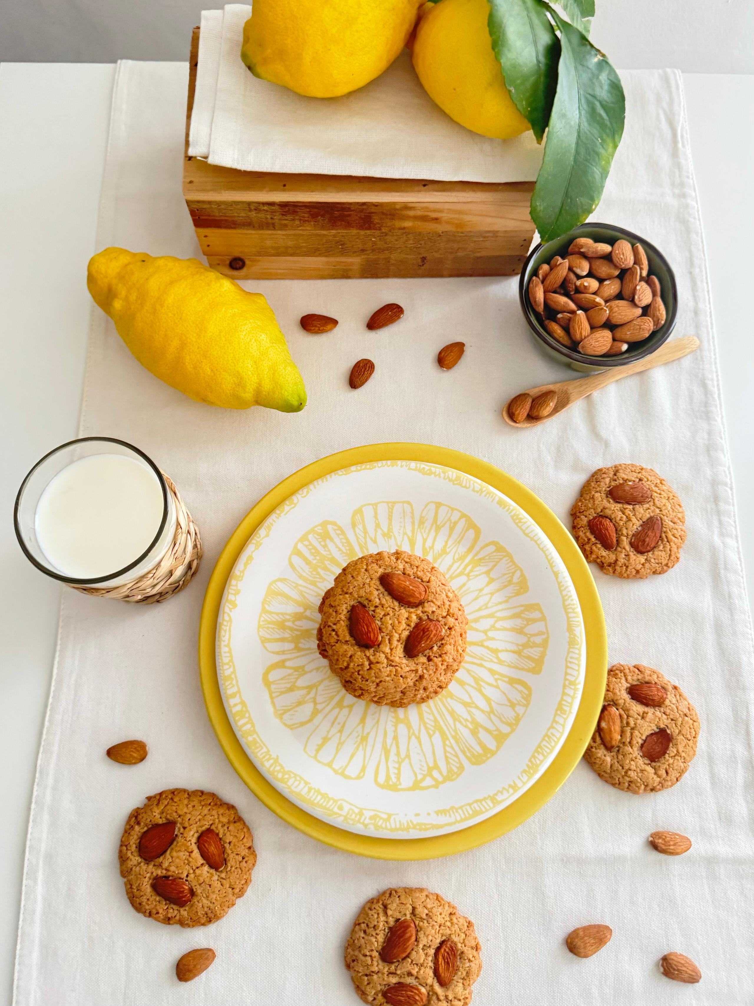 Biscotti alle mandorle e limone