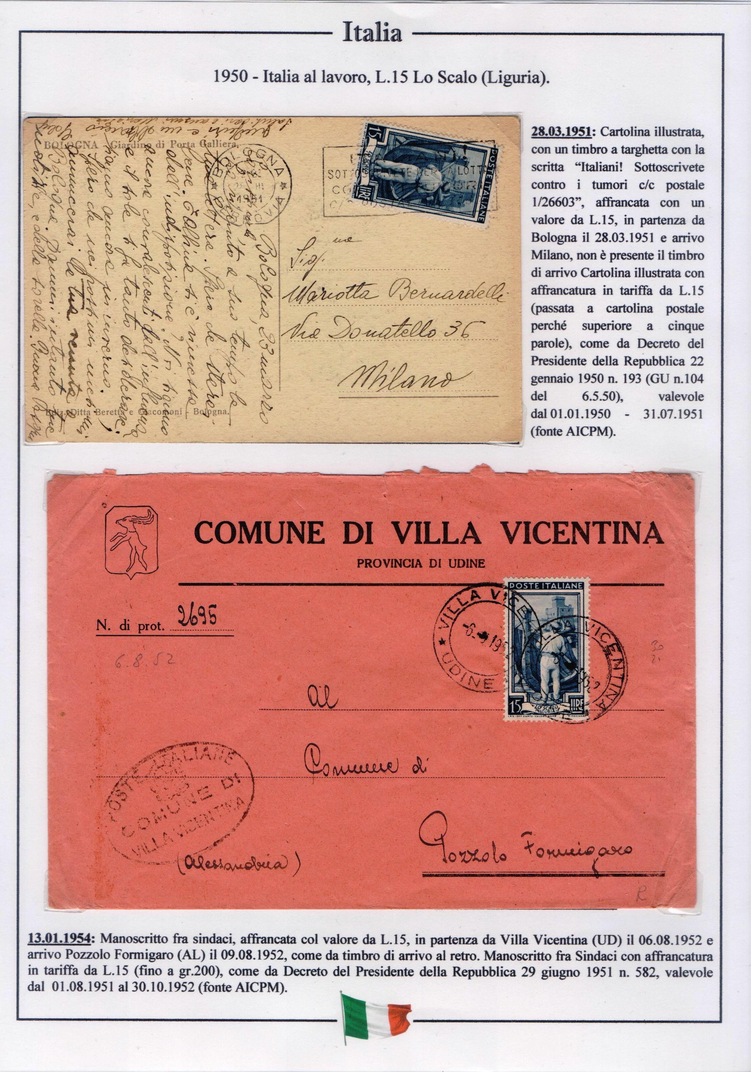 19 1950 Italia al Lavoro - L15 Lo scalo Liguriajpg