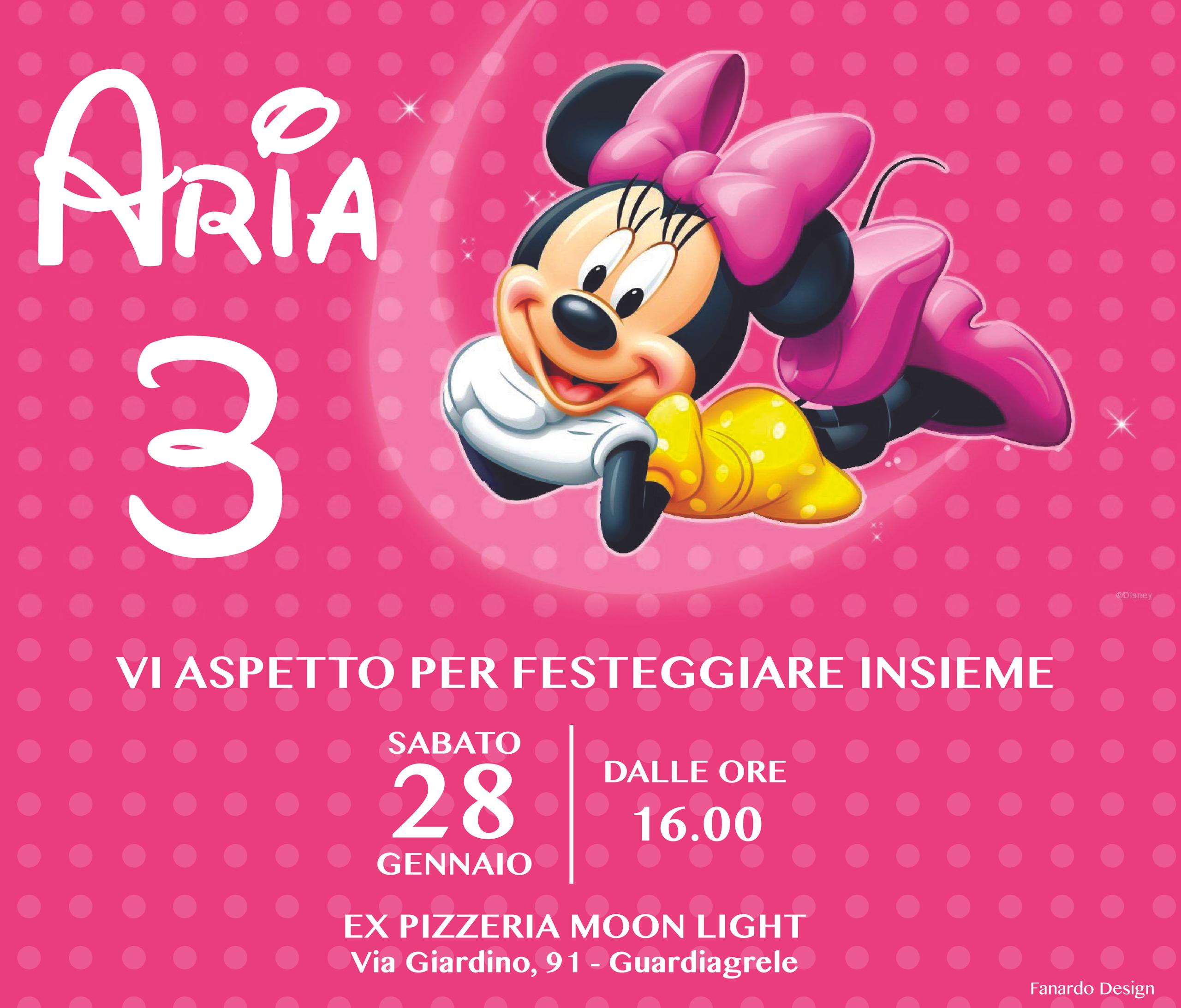 Grafica digitale del compleanno di Minnie · Creative Fabrica