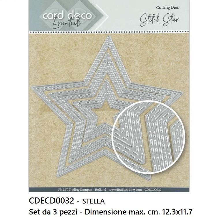 Fustelle geometriche con Embossing-CDECD0032-Stella
