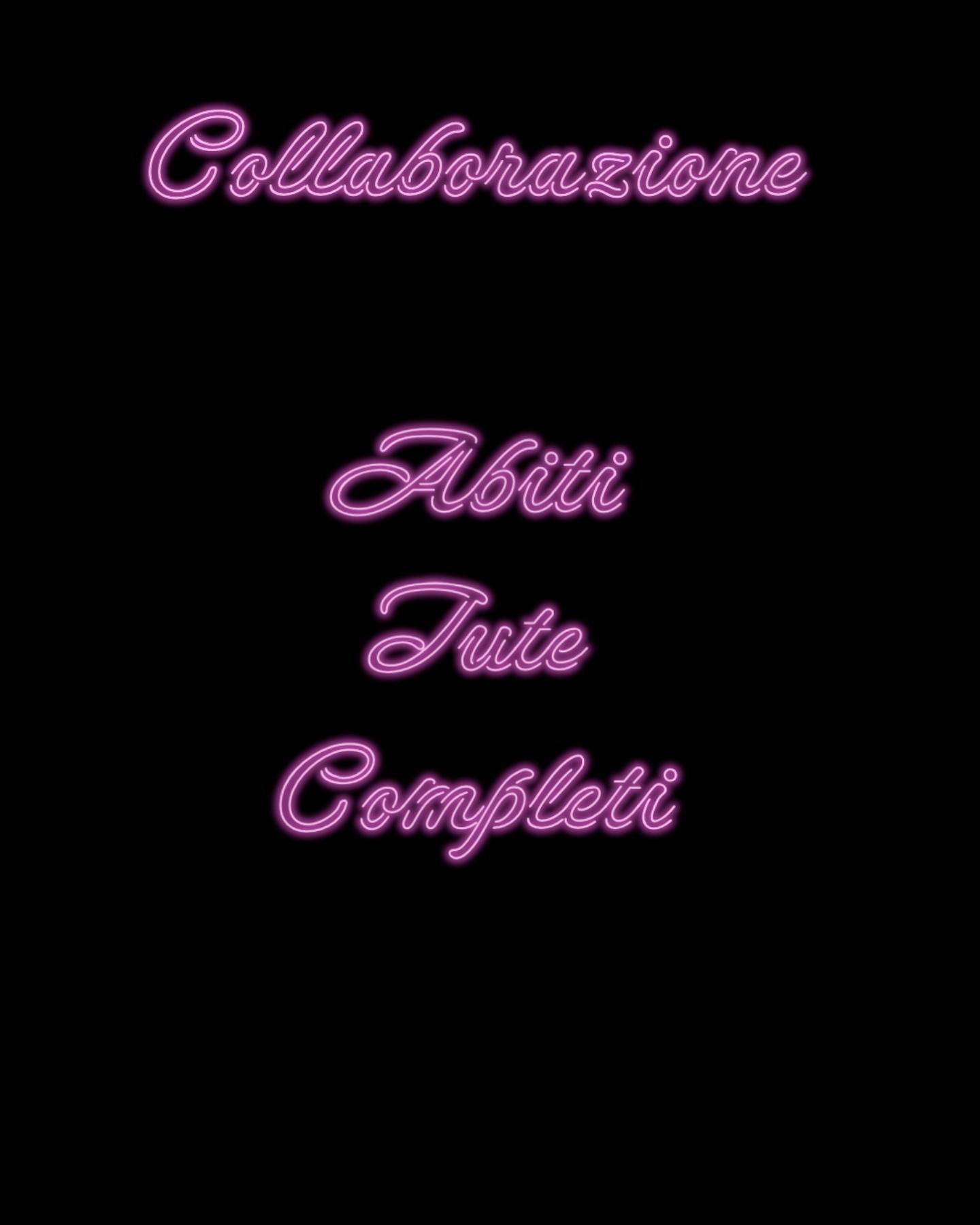 Collaborazione abiti/tute/completi