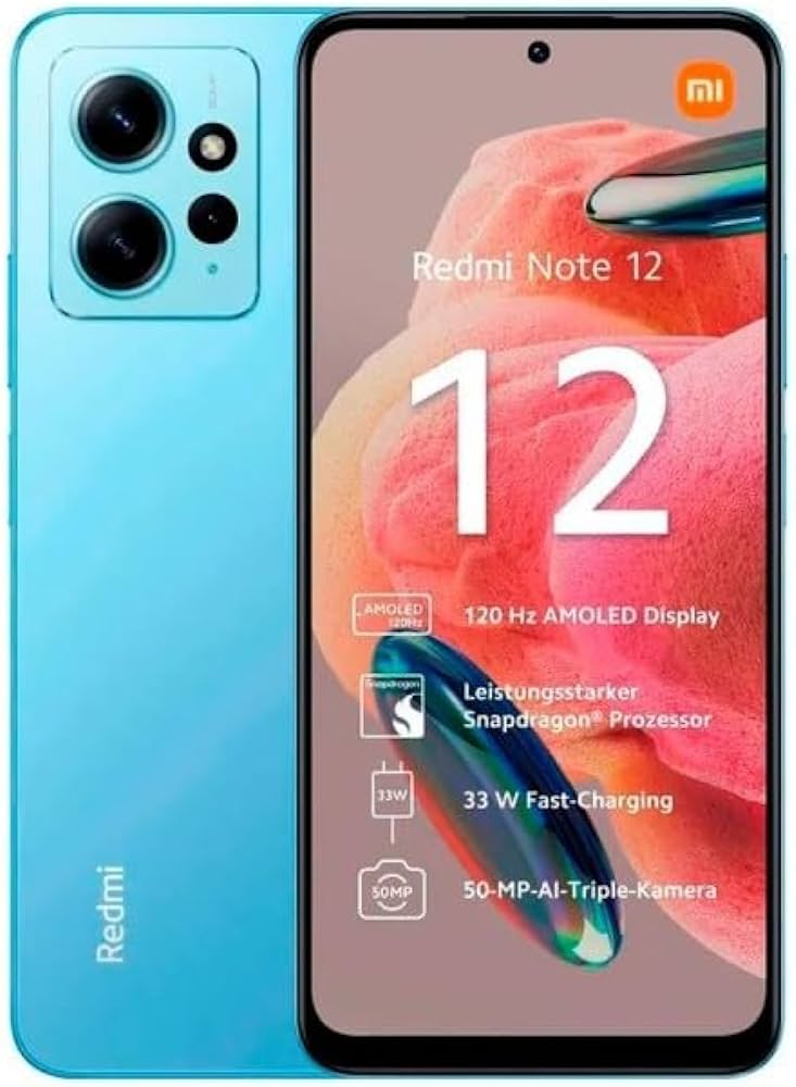 SM XIAOMI REDMI NOTE 12 NFC BLUE 6,67 4+128GB DS ITA