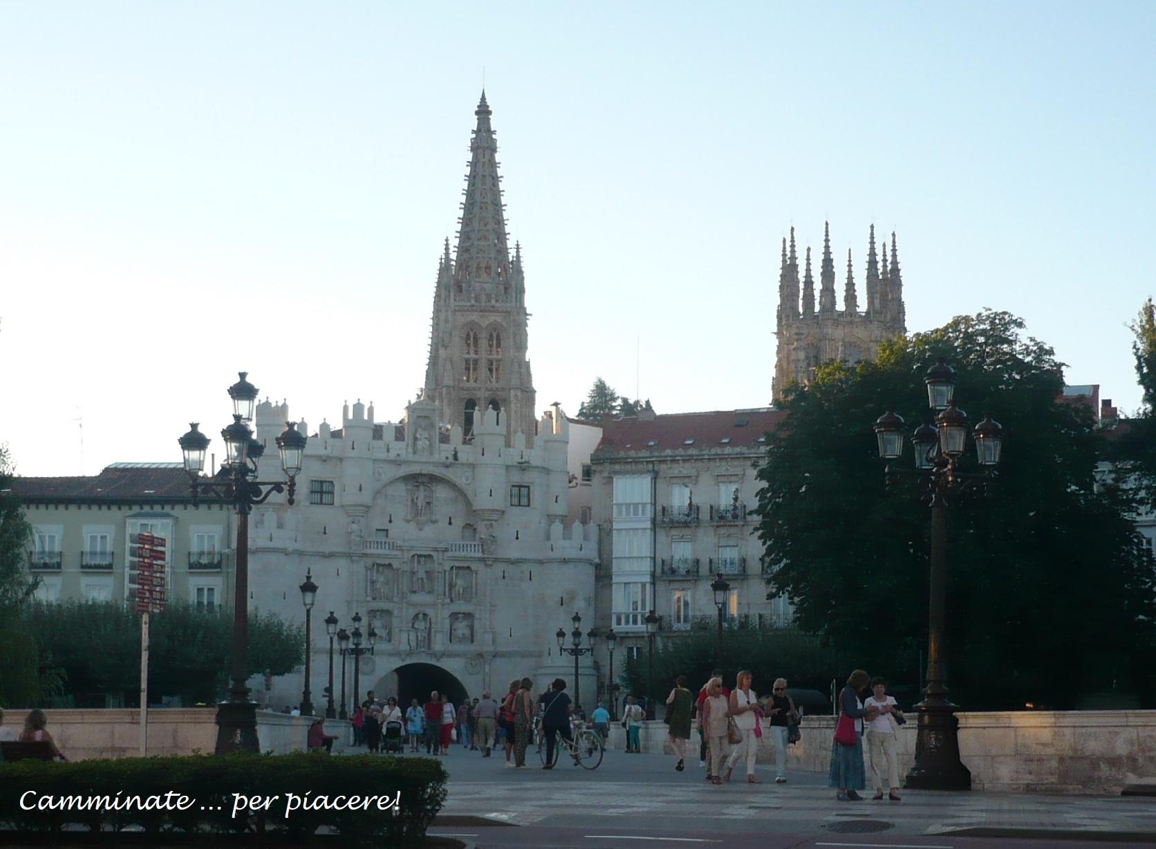 Burgos - Porta di Santa Maria e Cattedrale