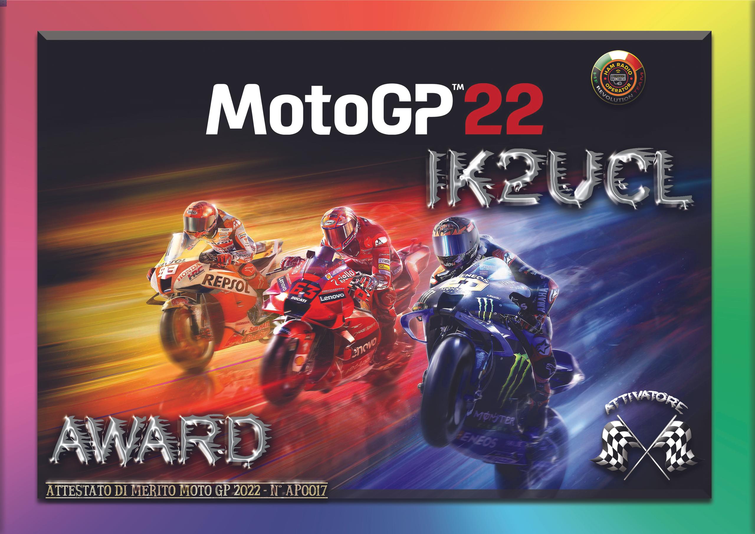 Award Moto GP 22