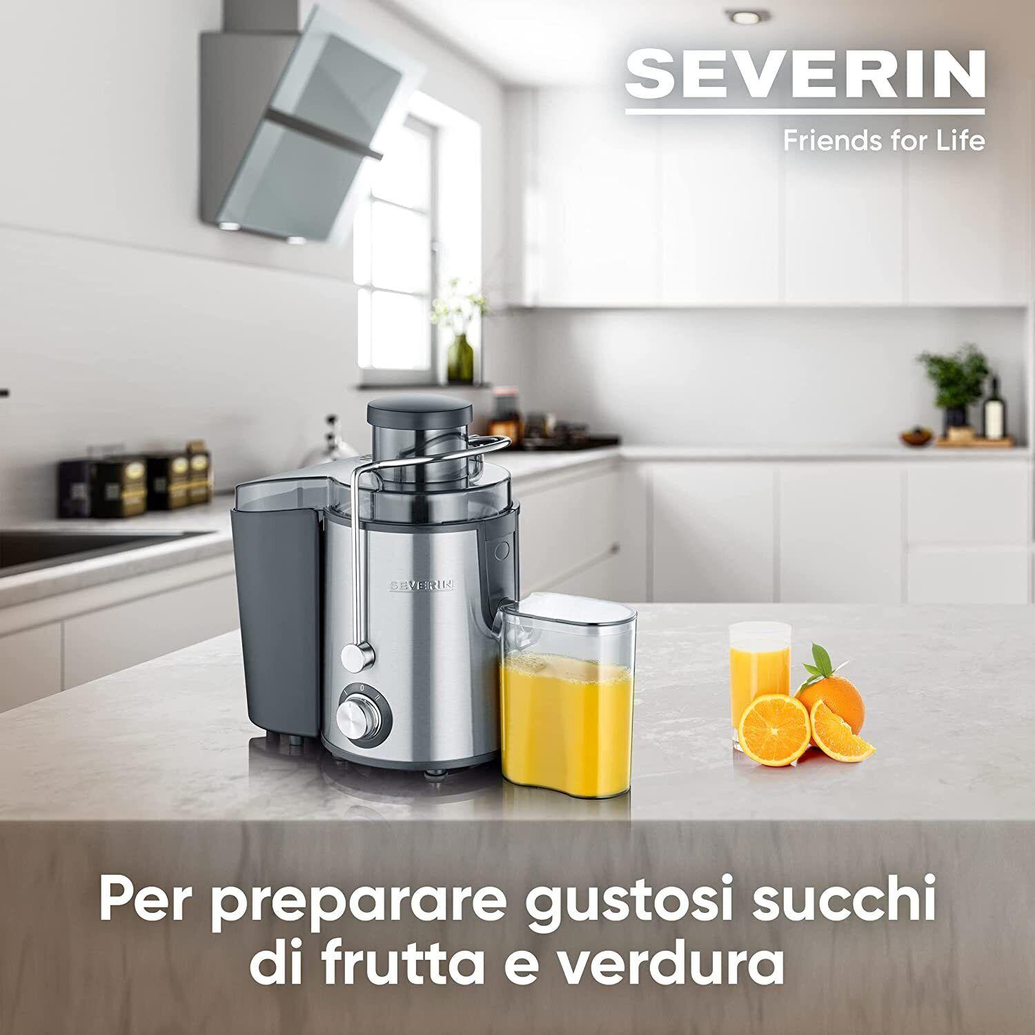 Severin ES 3566 Centrifuga Professionale 400W BPA Free in Acciaio Inox