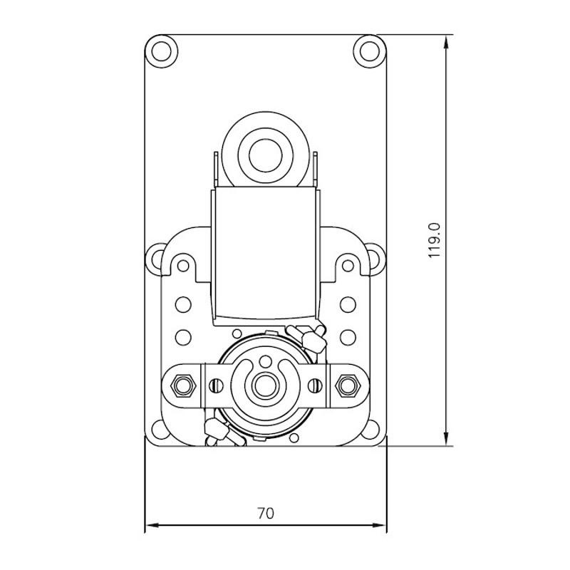 14702026 Motoriduttore Mellor per stufe e caldaie a pellet con encoder   Velocità: 1 rpm.