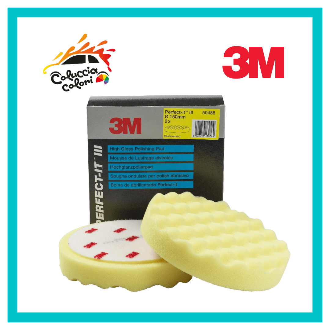 3M 50488 Tampone giallo ond. Ø150