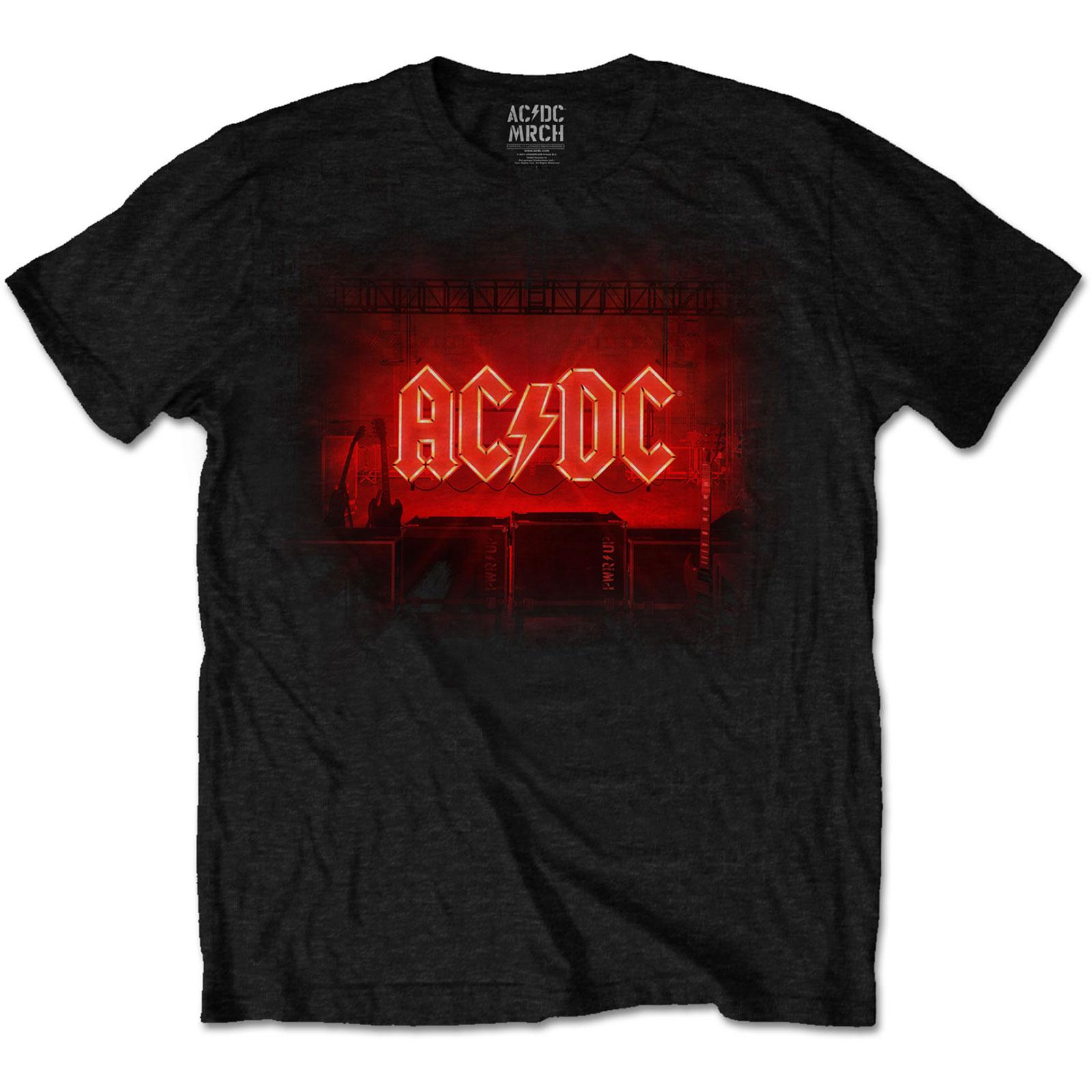 T-shirt AC-DC stage power up tracking list