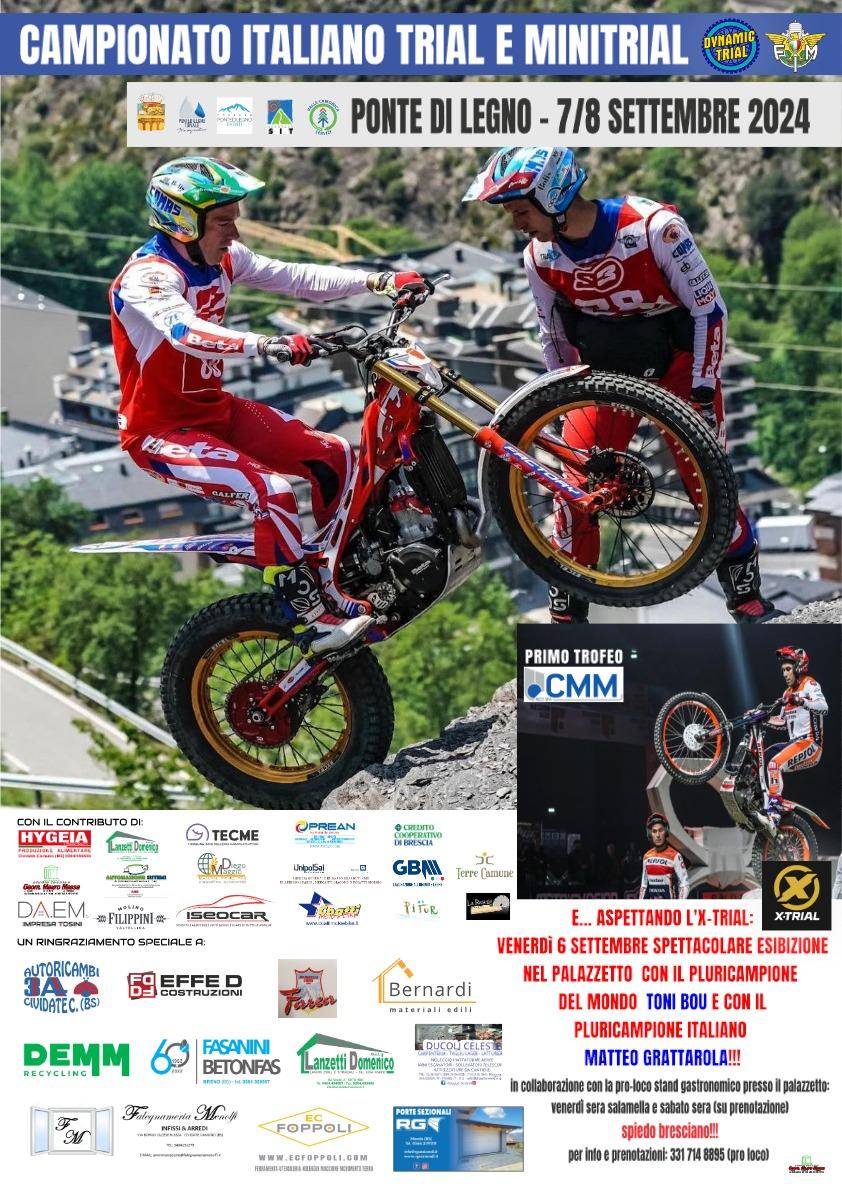 Campionato Italiano Trial e Minitrial 7/8 settembre 2024 Ponte di Legno (BS)