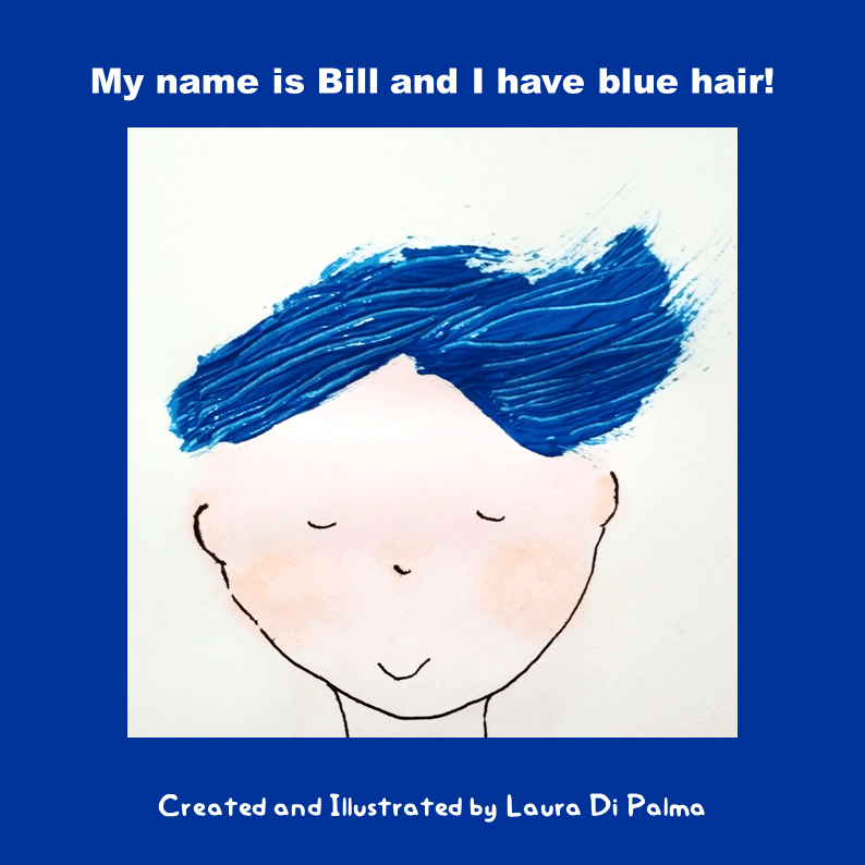 MY NAME IS BILL AND I HAVE BLUE HAIRpng