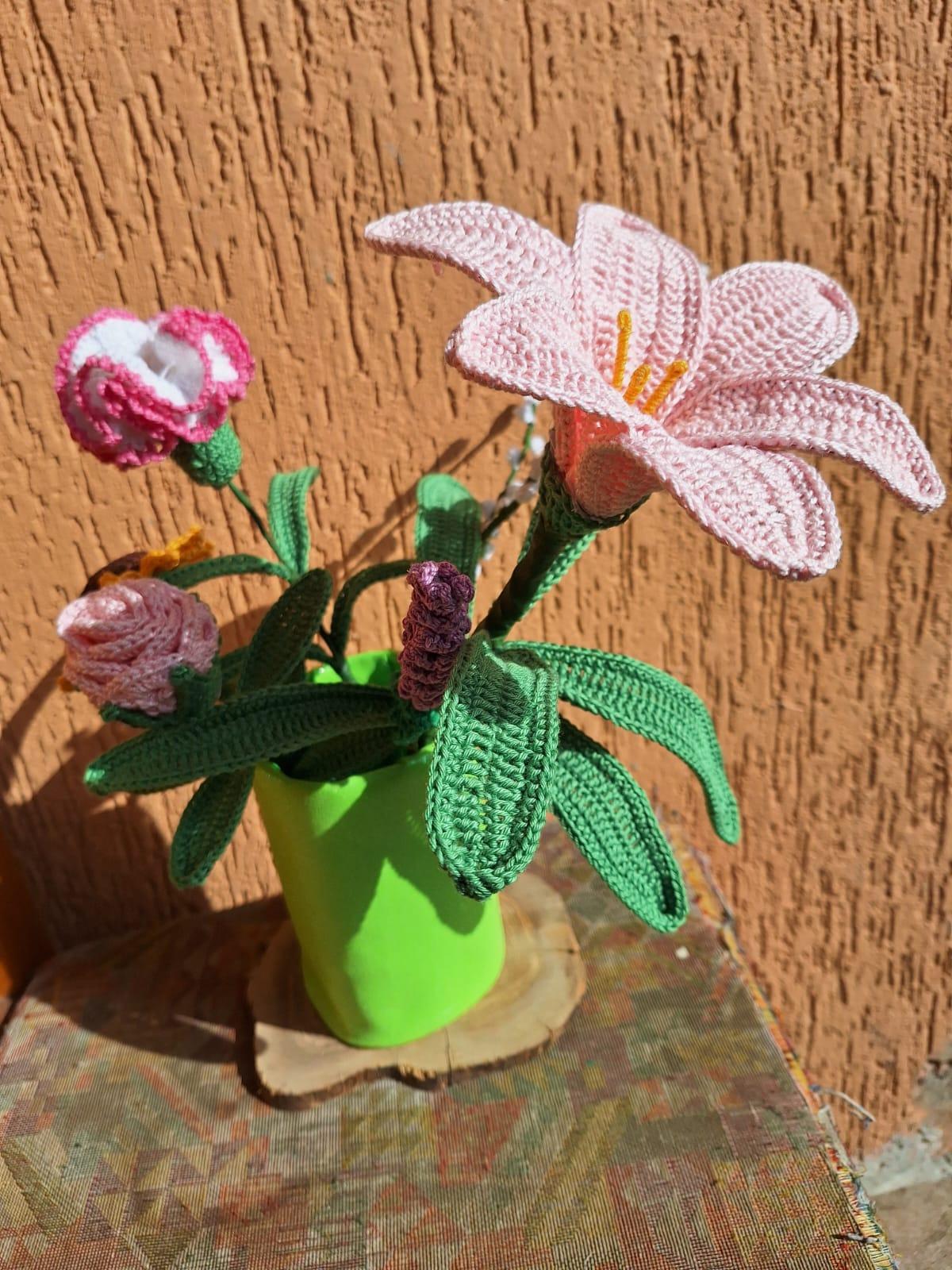 Vaso Decorativo con fiori