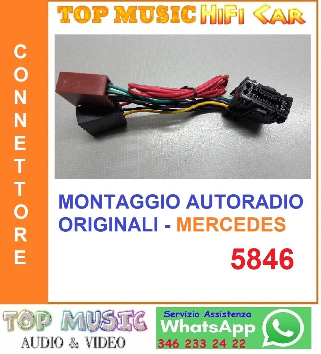 5846 - Mercedes GLE (C167) dal 2019-CONN. MONTAG. AUTORADIO ORIGINALE MERCEDES MBUX