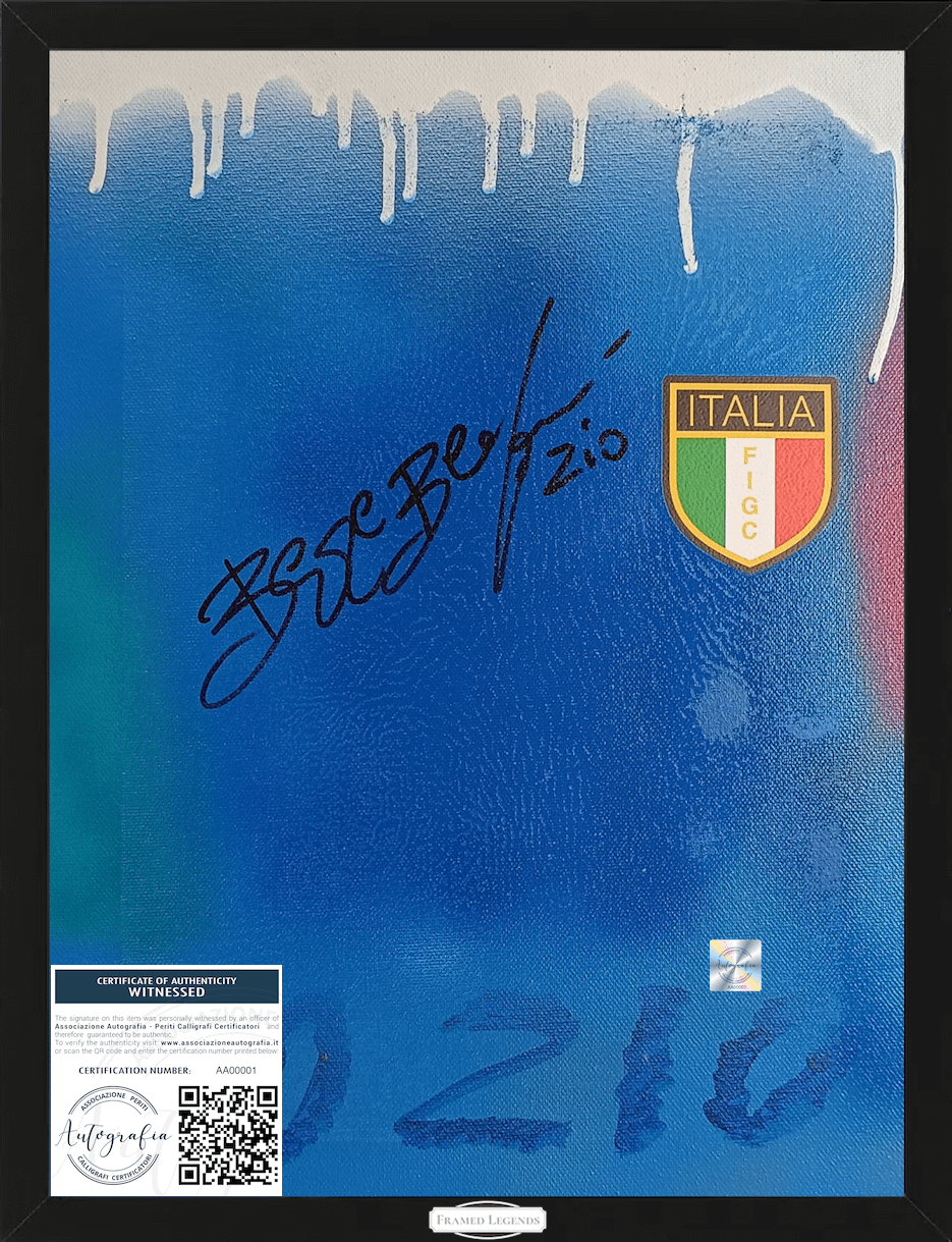 Artwork Italia Theme Firmata Giuseppe Bergomi Limited Edition