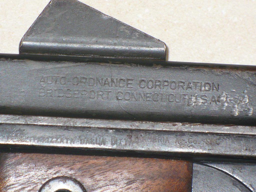 auto ordnance 1927 semiautomatico